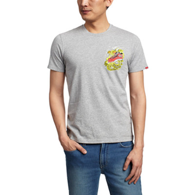 龙纹印花！VANS万斯男式短袖T恤VN-01QC4OU