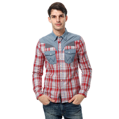 历史新低！Wrangler 男式休闲衬衫 W1155958340000L