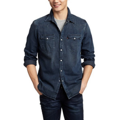 新品上市！李维斯 L/S Wovens 男式 修身长袖衬衫