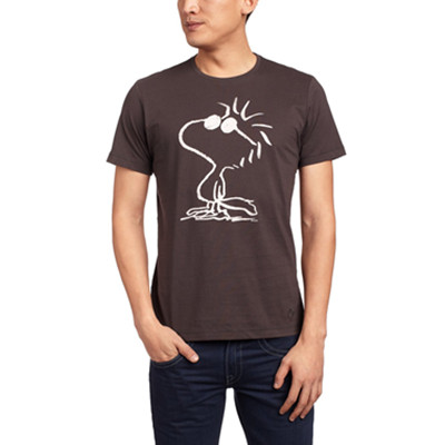 天真童趣！S.Oliver男式史努比印花短袖T恤08.405.32.1234