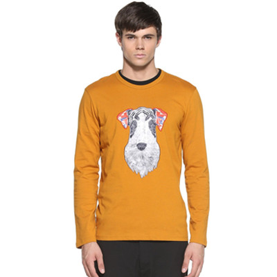 大码福利！Trendiano男式长袖圆领T恤3134022600022