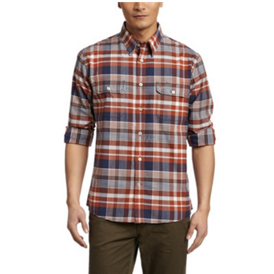 双色可选！骆驼动感 男式 长袖休闲衬衫 131210554068