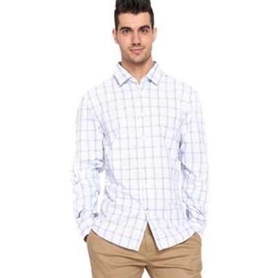 直降！IZOD 男式 长袖休闲衬衫 1113221009