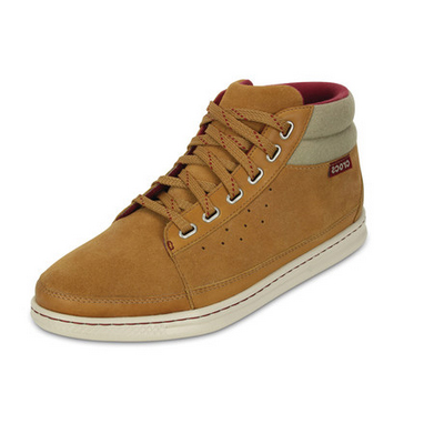 历史新低！Crocs卡骆驰男式简约麂皮短靴