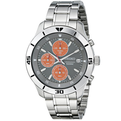 又降！SEIKO 精工 SKS415 Stainless 三眼计时男表