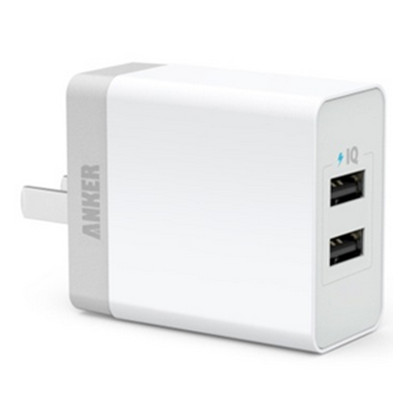 智能速充！Anker 20W 2口USB多口充电器/充电头