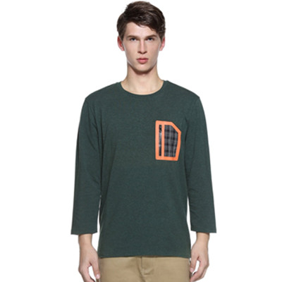 秋季单品！Trendiano男式修身圆领T恤3123022550739