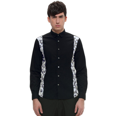 型男必备！Trendiano男式长袖纯棉衬衫3121010590090