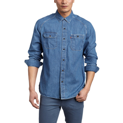 降价！李维斯 L/S Wovens 长袖休闲衬衫 17659-0004