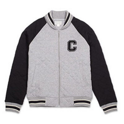 降价！CONVERSE 撞色拼接菱格纹棒球服 10726C