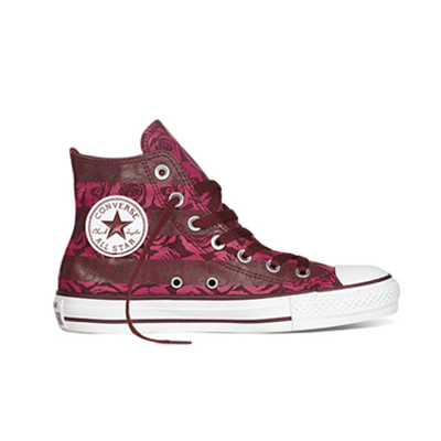 历史好价！CONVERSE All Star Plaid玫瑰印花 549643C