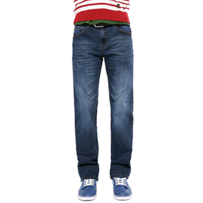 历史好价！IZOD 男式 修身中腰牛仔裤 1114461301