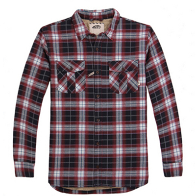 折扣巨大！范斯 冬款格纹男长袖衬衫|VN-0QKTGCA