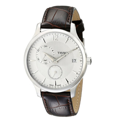 双时区！天梭Tissot T0636391603700瑞士制造男表