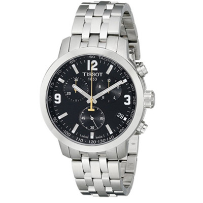 200米防水！天梭Tissot T0554171105700男士石英手表
