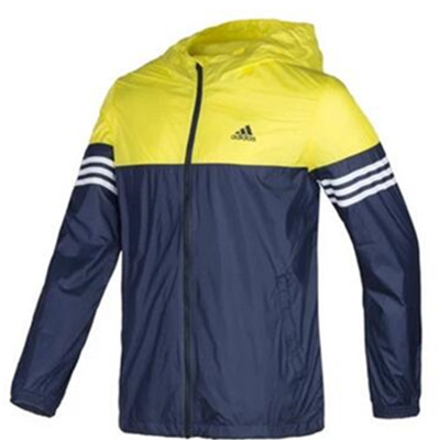 近期好价！阿迪达斯 男式 梭织防风夹克 AB4557