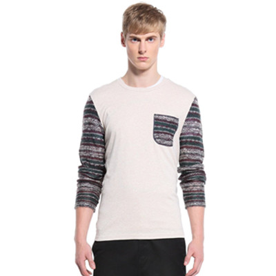 秋季单品！Trendiano男式长袖T恤3123021980726