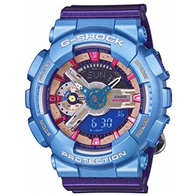 全网好价！卡西欧G-SHOCK系列电子男士手表GMA-S110HC-6APR