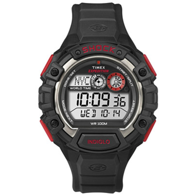 差价巨大！TIMEX天美时SHOCK系列石英手表T49973