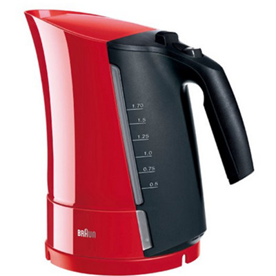 差价明显！Braun 德国博朗Multiquick 3 电水壶 红色 1.7L