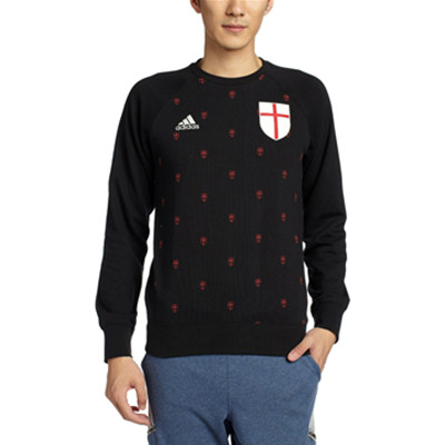米兰款！阿迪达斯男式AC米兰图案套衫M30927