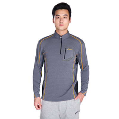 低于淘宝！ASICS亚瑟士男式半开襟拉链衫121245902