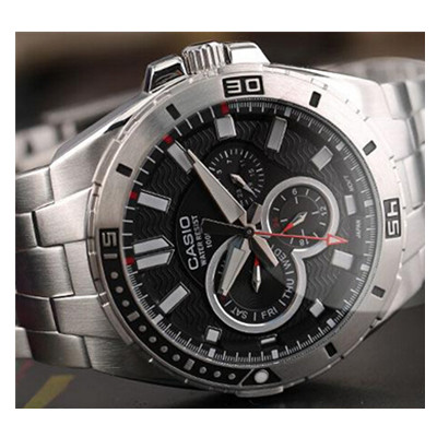 再降！Casio 卡西欧MTD-1060D-1AVDF 男款石英潜水表