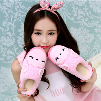 情侣款！包邮冬季居家半包跟棉拖鞋