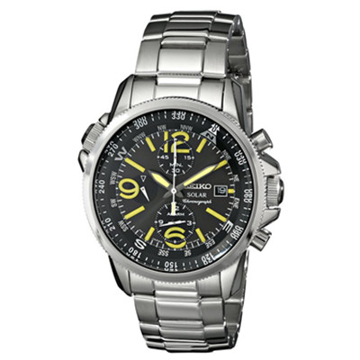 再降！Seiko 精工男士SSC093 不锈钢手表