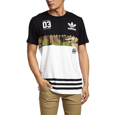 历史新低！阿迪达斯三叶草男式FASHION短袖上衣