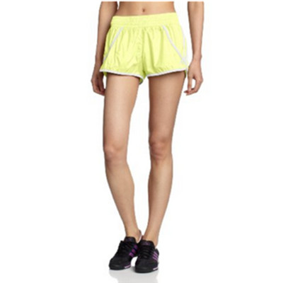 跑友必备！阿迪达斯女式SHORTS BAR NEON梭织短裤