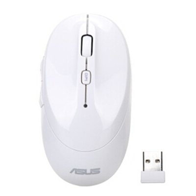实惠！华硕（Asus）MS-W1 2.4G无线Q鼠 白色