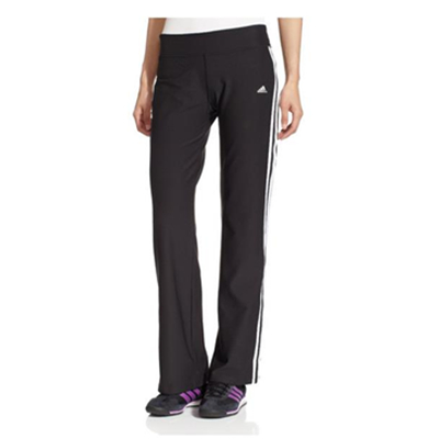 透气修身！adidas 阿迪达斯 TRAINING女式针织长裤