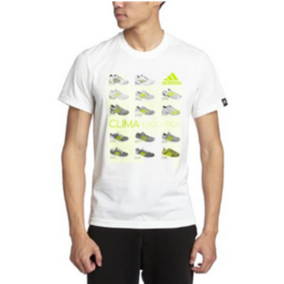 球鞋印花！阿迪达斯 跑步短袖T恤GRAPHIC-CCS