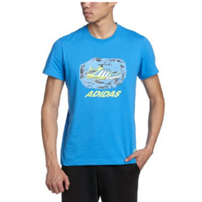 超值好价！阿迪达斯GRAPHIC-CCS男式跑步短袖T恤