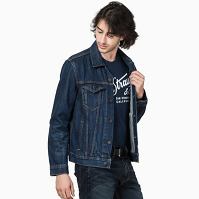 应季单品！李维斯纯棉水洗牛仔机车夹克72334-0142