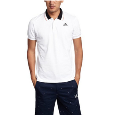 舒适百搭！阿迪达斯 男式运动基础系列短袖POLO衫