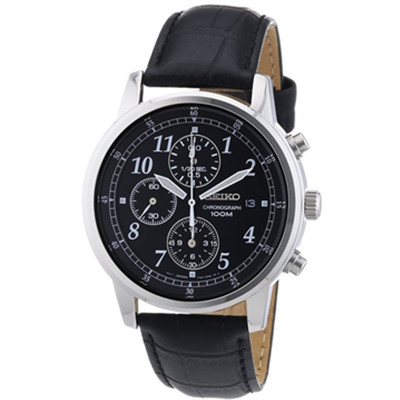 怒降！精工Seiko SNDC33男士经典计时石英手表