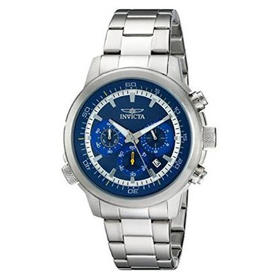 蓝色表盘！因维克塔Invicta 19238 男款三眼石英手表