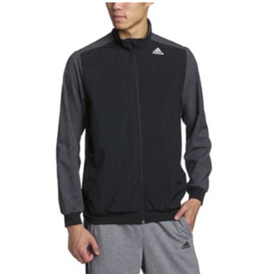 历史新低！阿迪达斯 男式 科技三条纹 梭织茄克