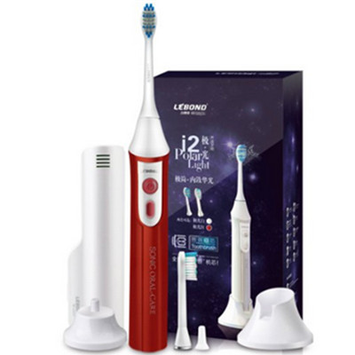 差价明显！Lebond力博得 I2极光系列声波电动牙刷(极光红)