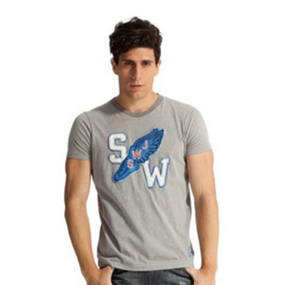 全网好价！SWJEANS七匹狼男式短袖T恤171140602826