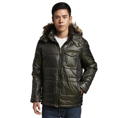 秋冬必备！Skechers斯凯奇男式夹棉服SAMF12154