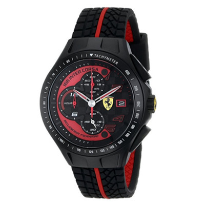 超酷！法拉利Ferrari 0830077 赛道日男士手表
