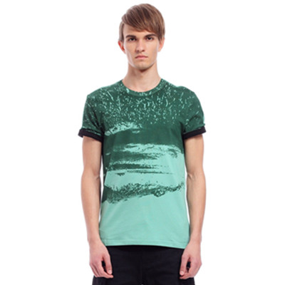 清仓价！Trendiano男式圆领短袖T恤3121023990560