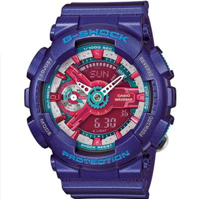 吸睛！卡西欧 Casio  G-Shock 系列GMAS110HC-2男表