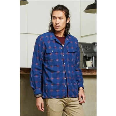 秋季新品！Lee经典男士长袖格子衬衫L0L928TA0BTQ
