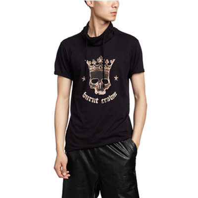 暗黑风！i.t 5CM男式短袖针织休闲上衣5CXTEFM2058