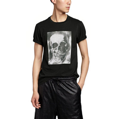 潮牌！5CM男式短袖针织休闲上衣5CXTEBM2065