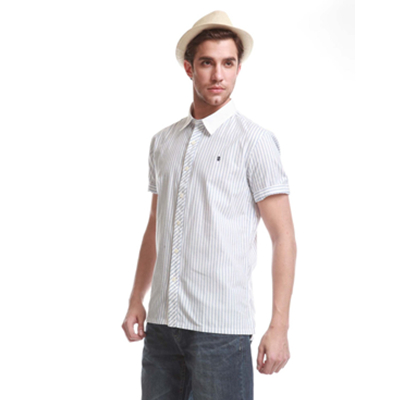 实惠！IZOD Collegiate 男式 短袖衬衫 11122122141